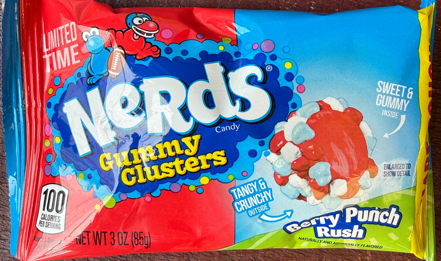Nerds Gummy Clusters- Berry Punch Rush