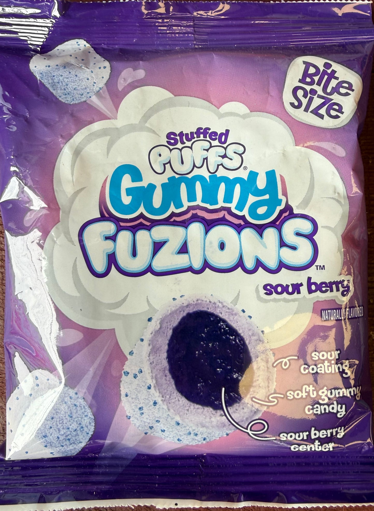Stuffed Puffs Gummy Fusions- Sour Berry