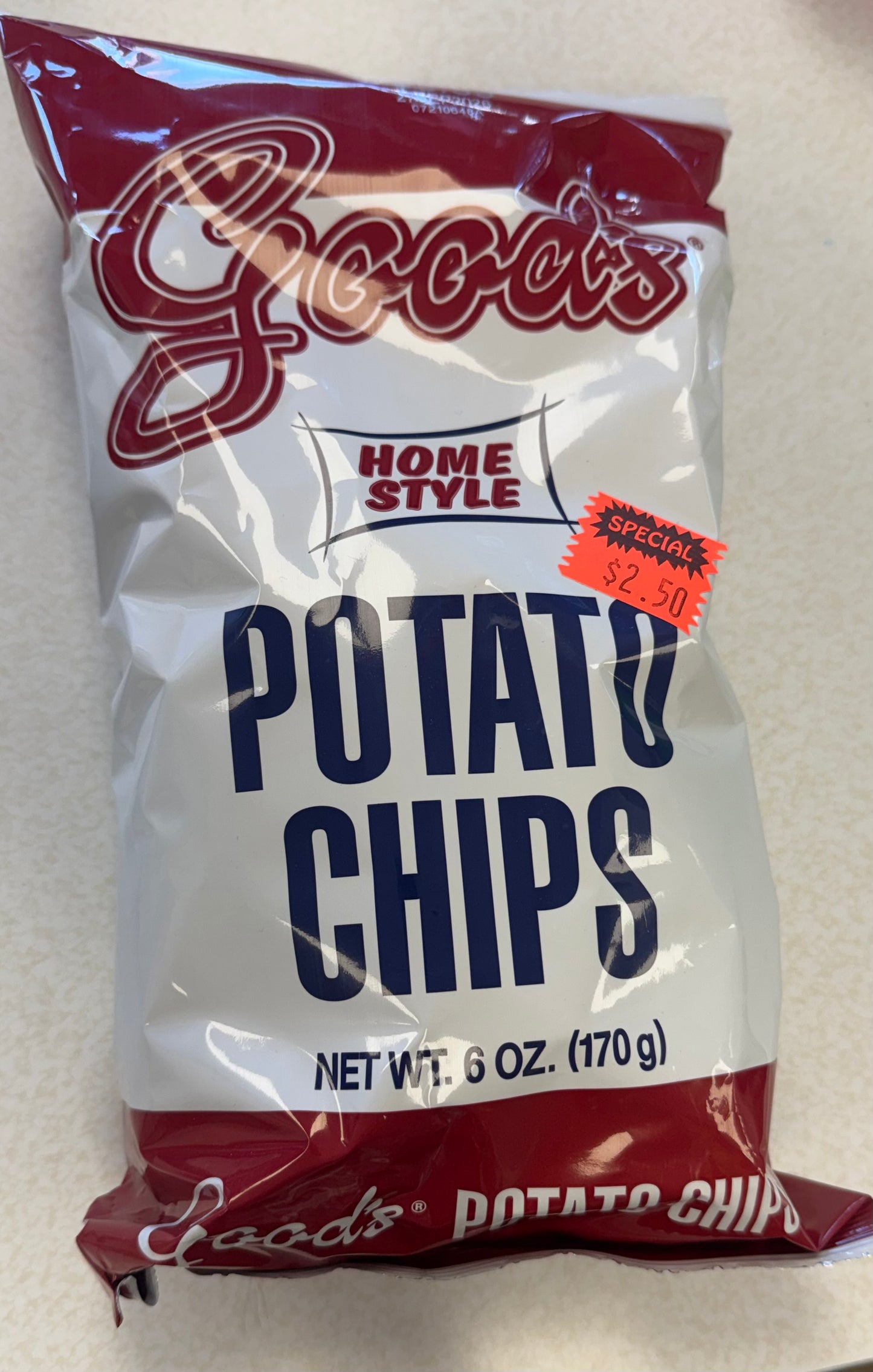 Goods potato chips 6oz bag