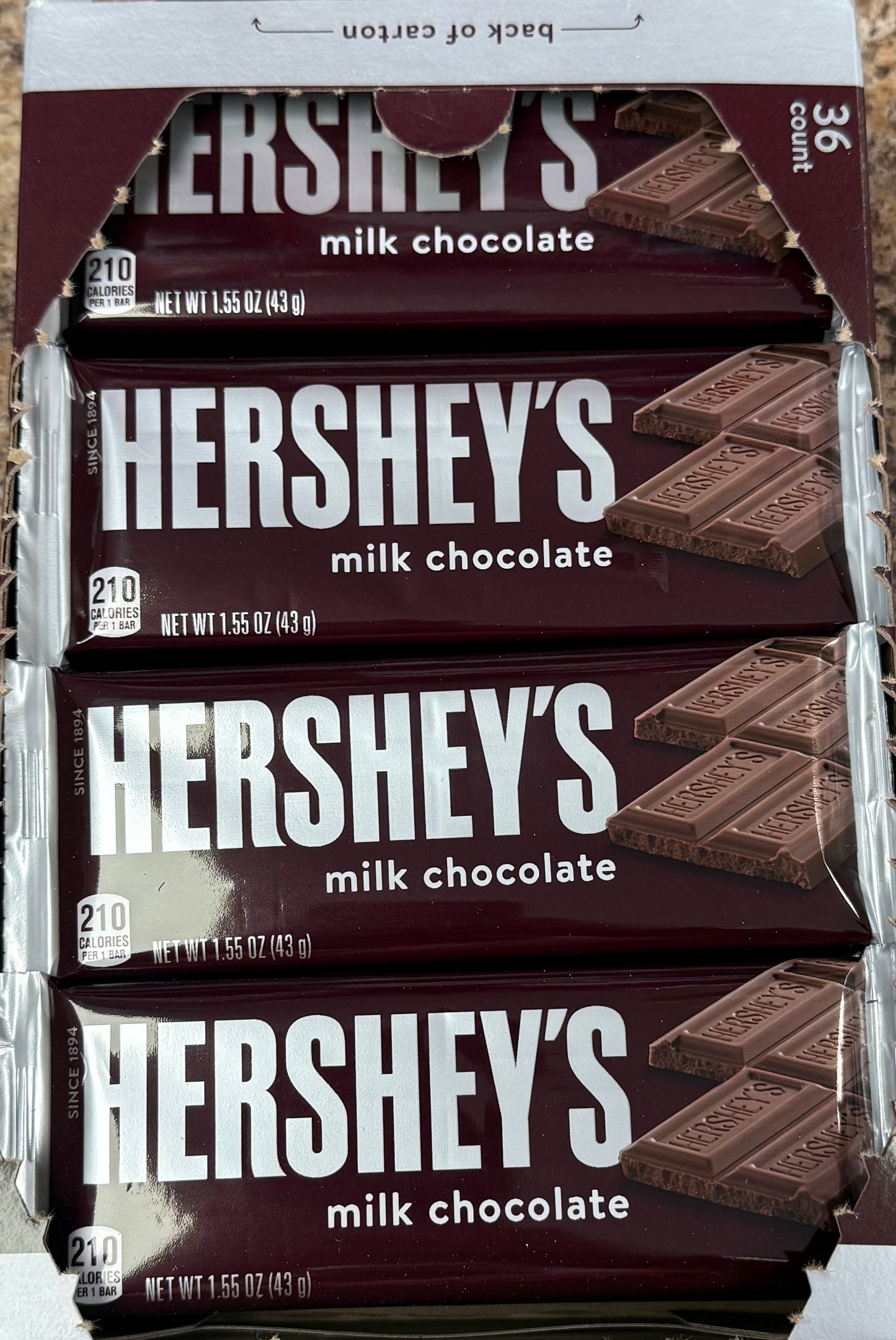 Hershey’s milk chocolate bar