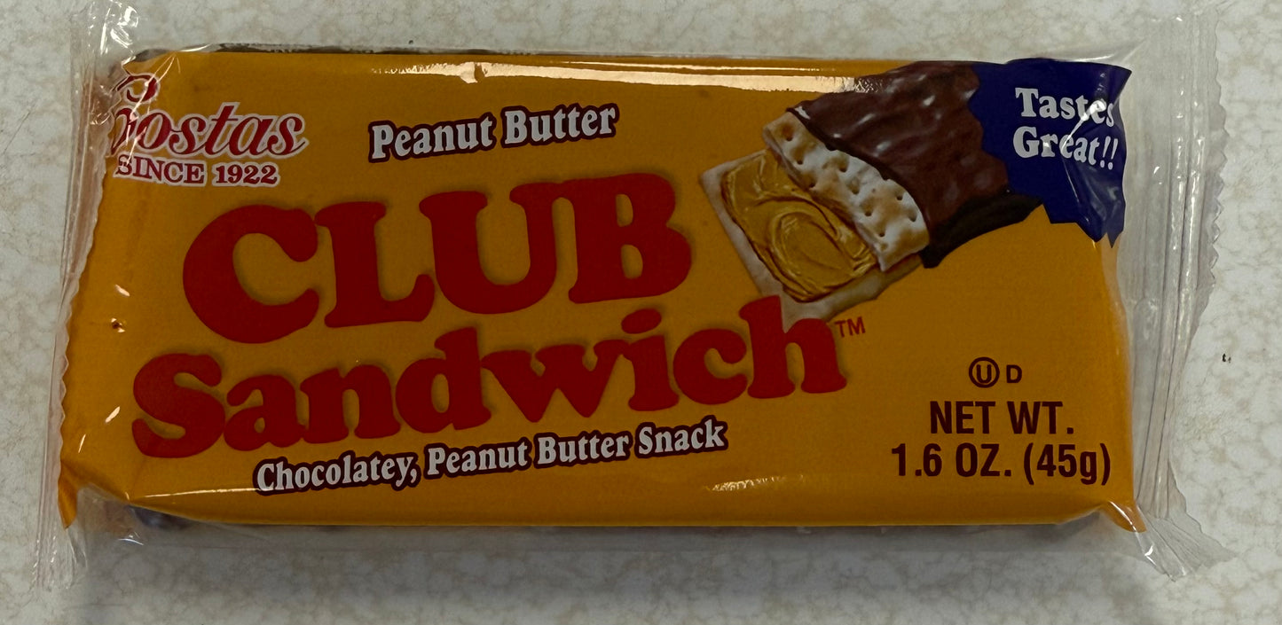 Costas peanut butter club sandwich