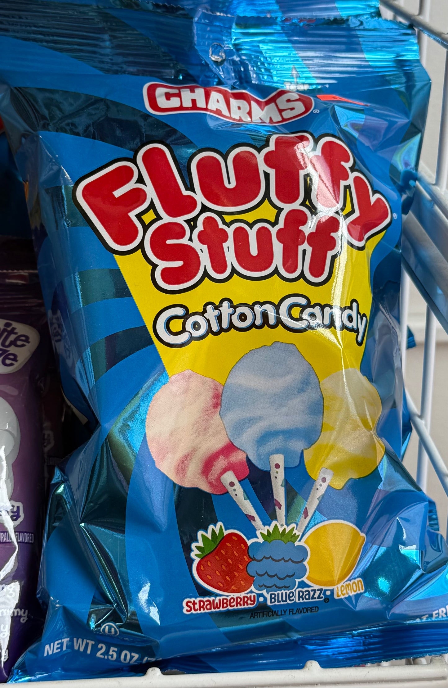 Fluffy stuff cotton candy