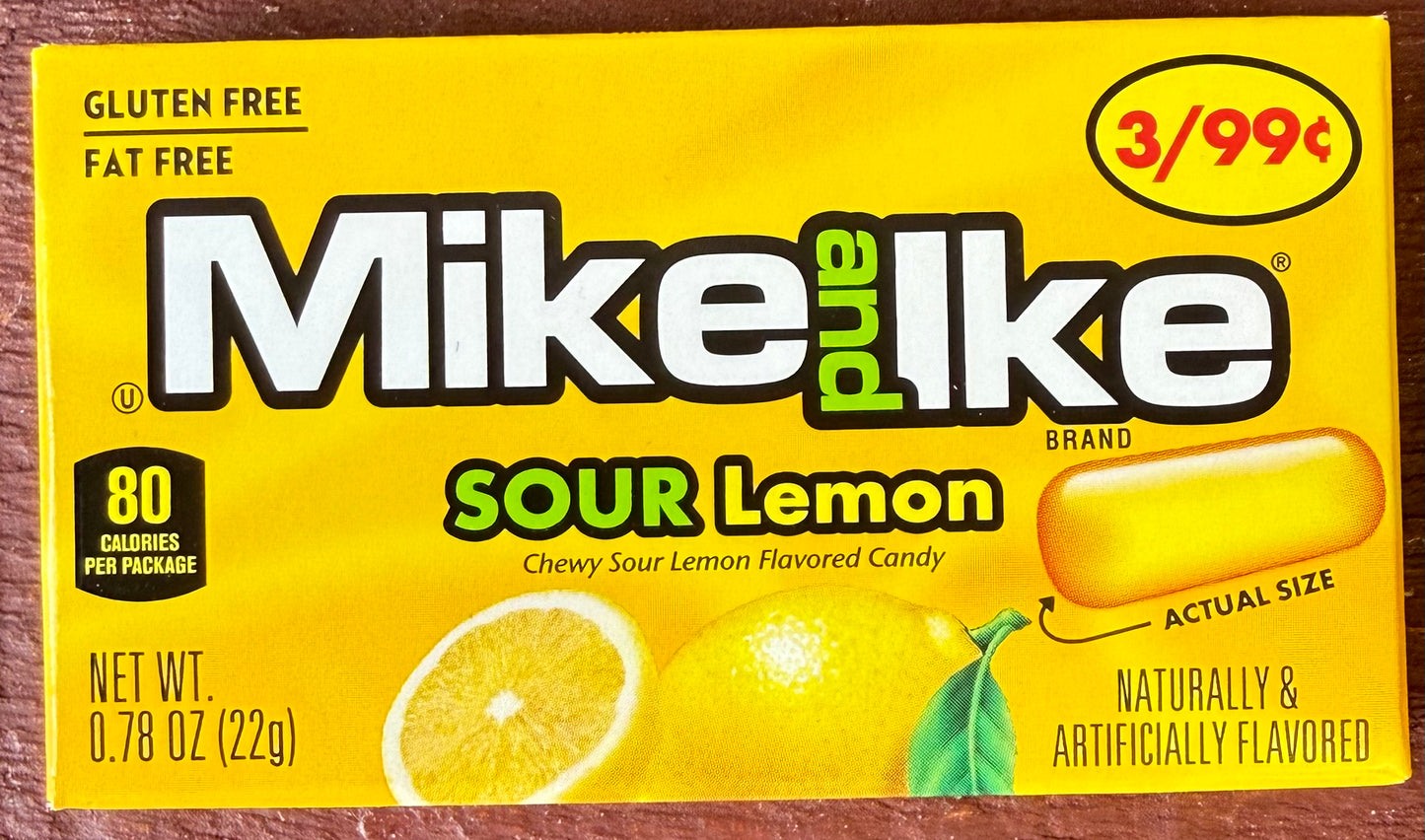 Mike and Ike- Sour Lemon