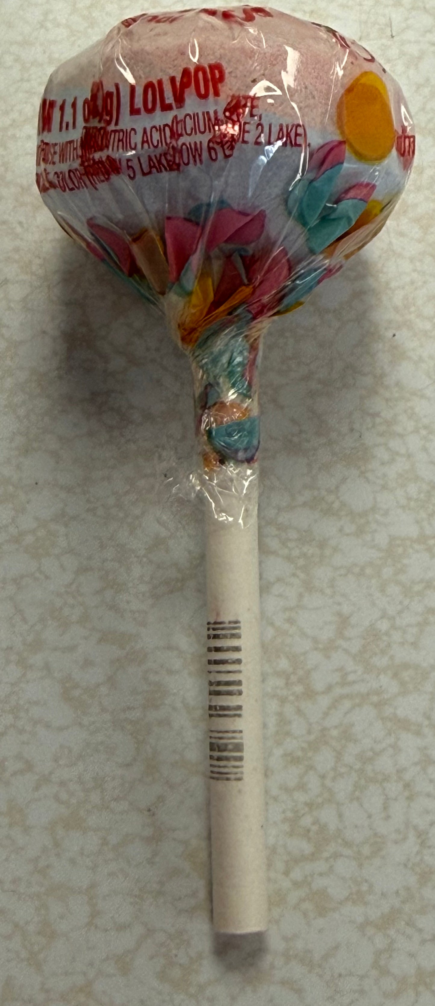 Mega smarties lollipop