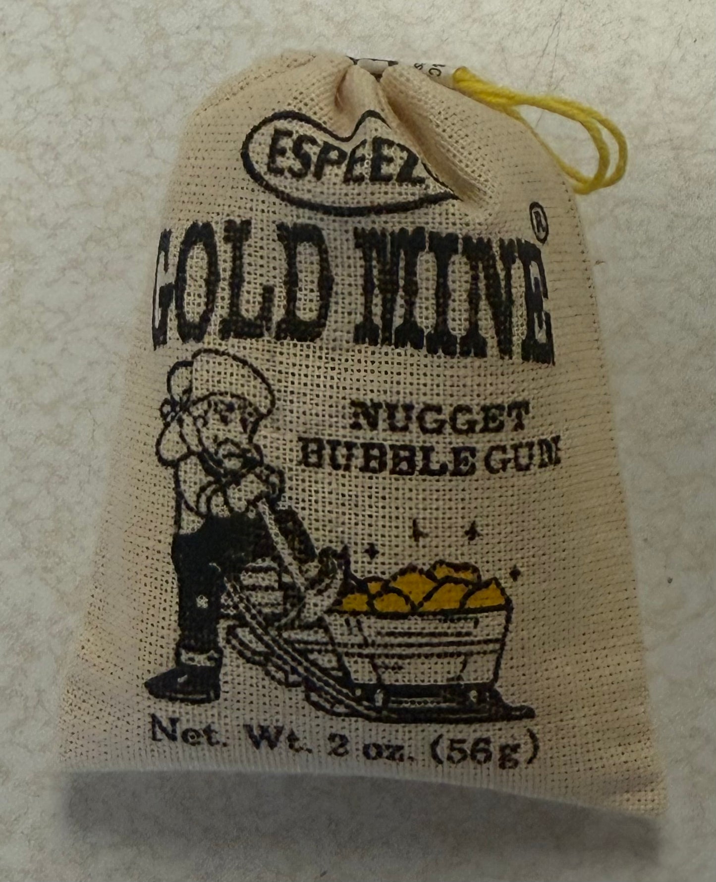Gold Mine nugget bubble gum
