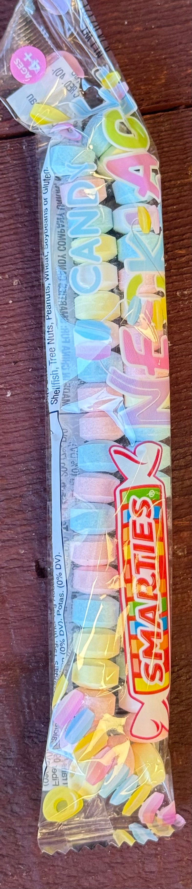 Smarties candy necklace