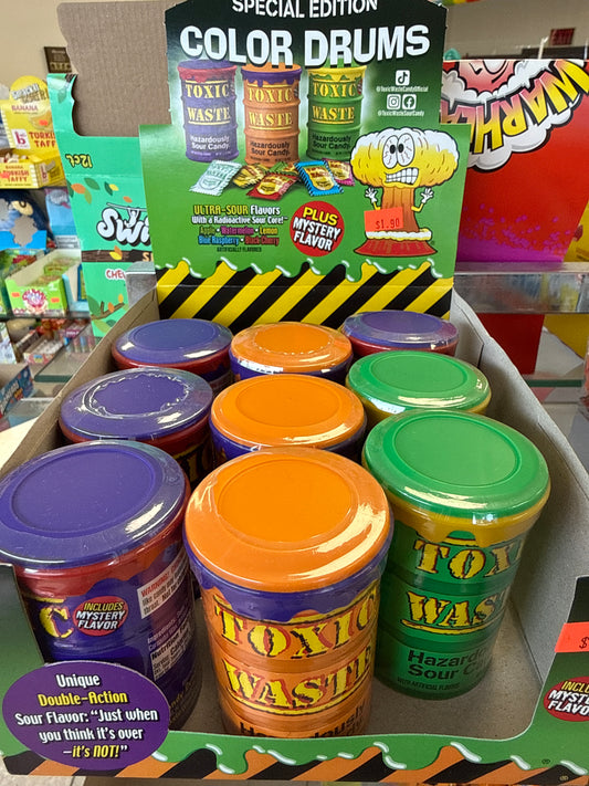 Toxic Waste Color Drums