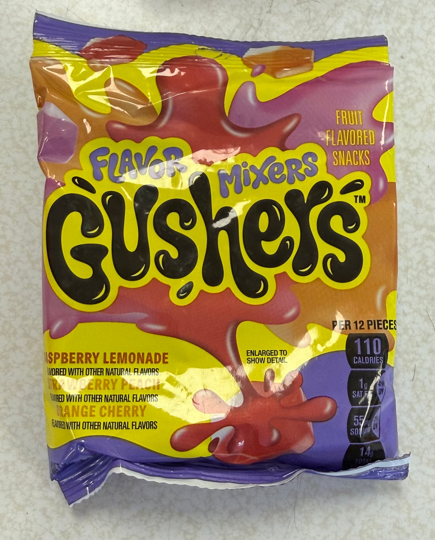 Flavor mixers gushers