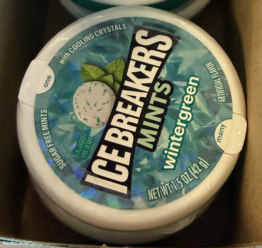 Ice breakers wintergreen mints