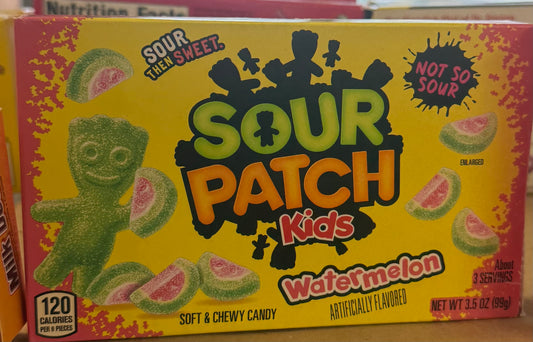 Sour patch kids watermelon theatre box