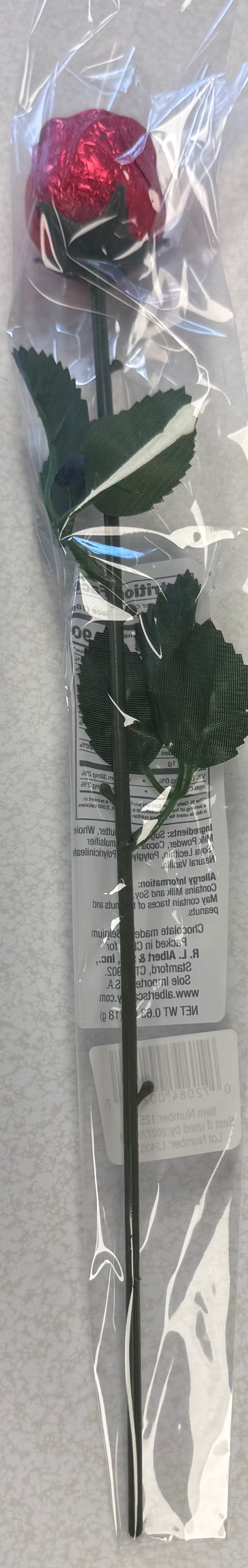 Belgian milk chocolate rose