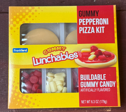 Lunchables pepperoni pizza gummy kit