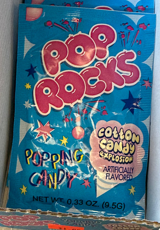 Pop rocks cotton candy