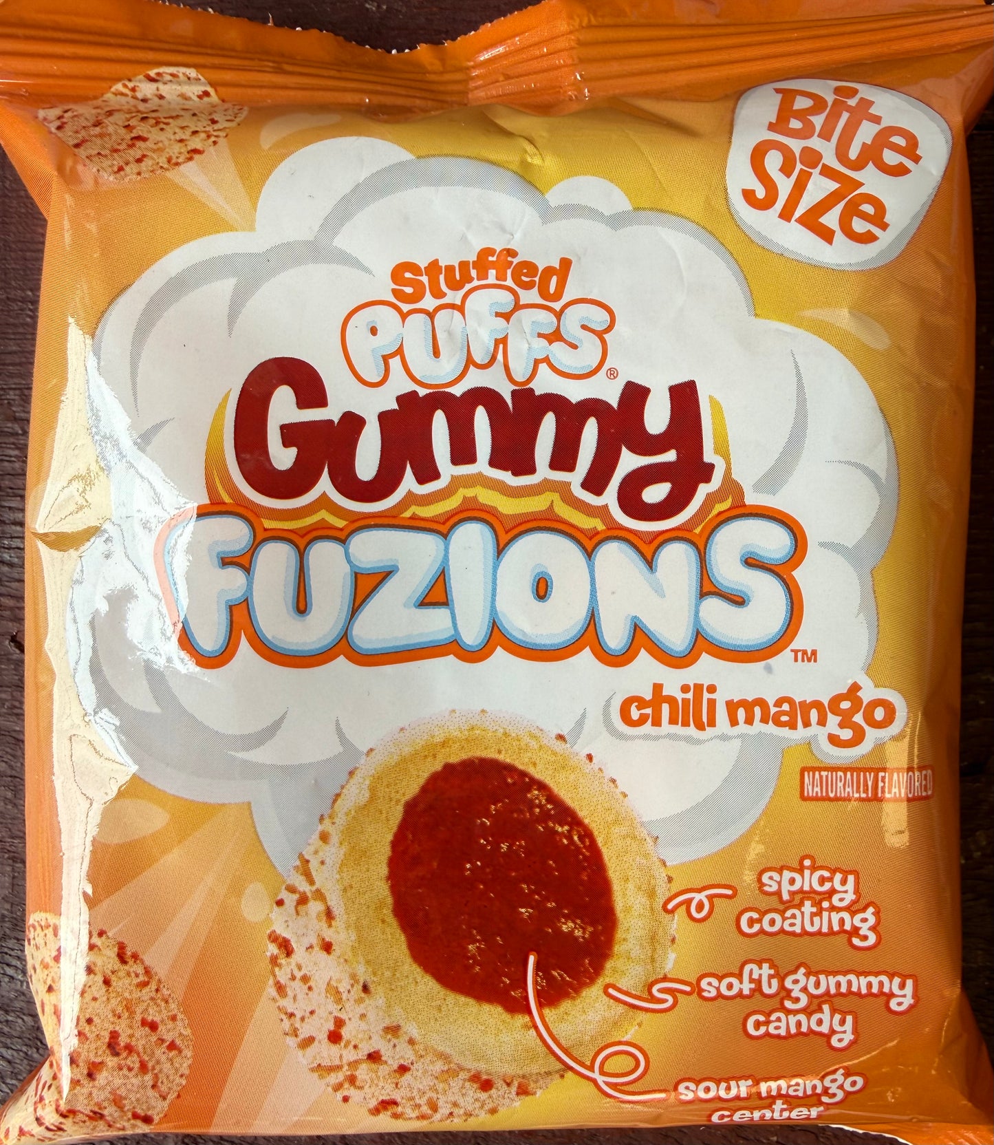 Stuffed Puffs Gummy Fusions- Chili Mango