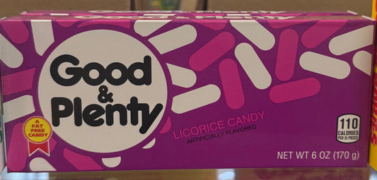 Good & Plenty theatre box
