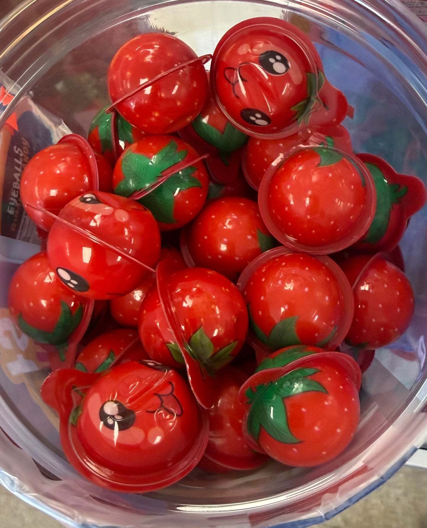 Strawberry gummy candy