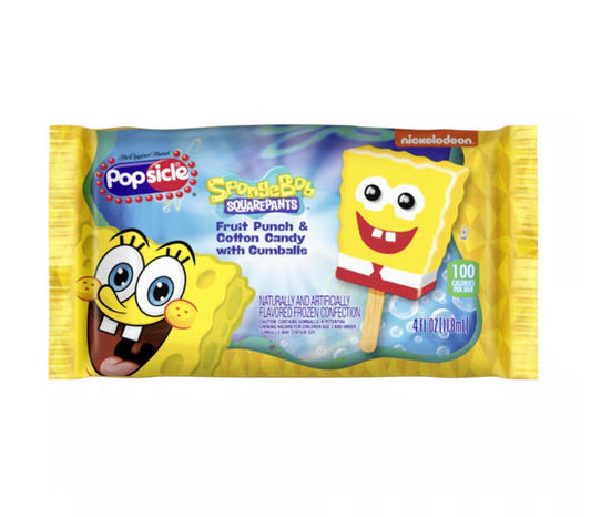 Sponge-bob SquarePants popsicle