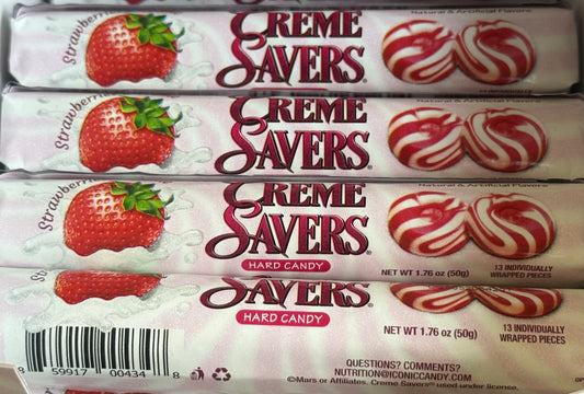 Creme savers strawberries & creme