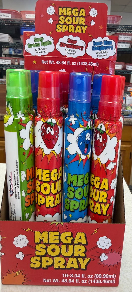 Mega sour spray