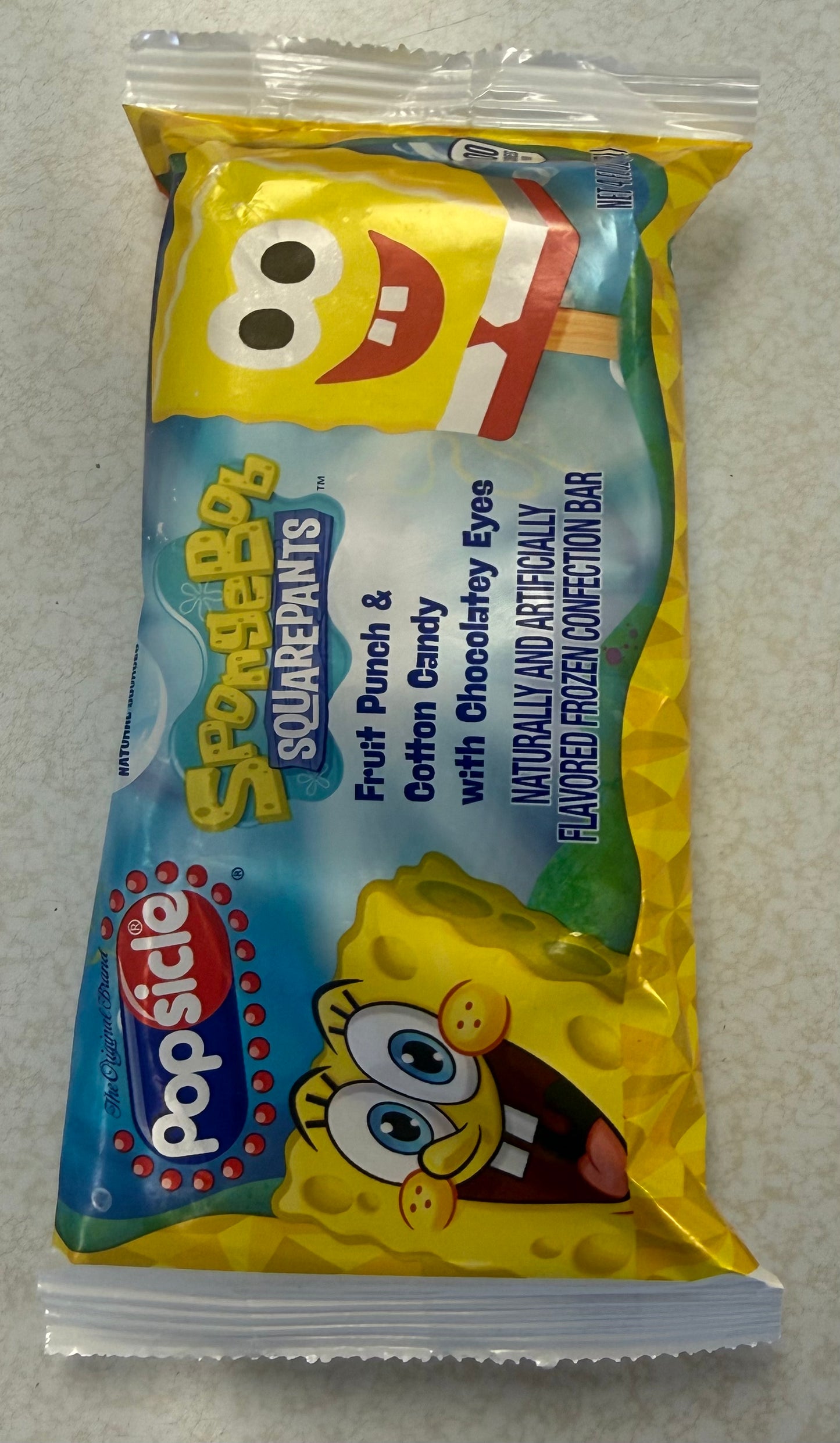 Sponge-bob SquarePants popsicle