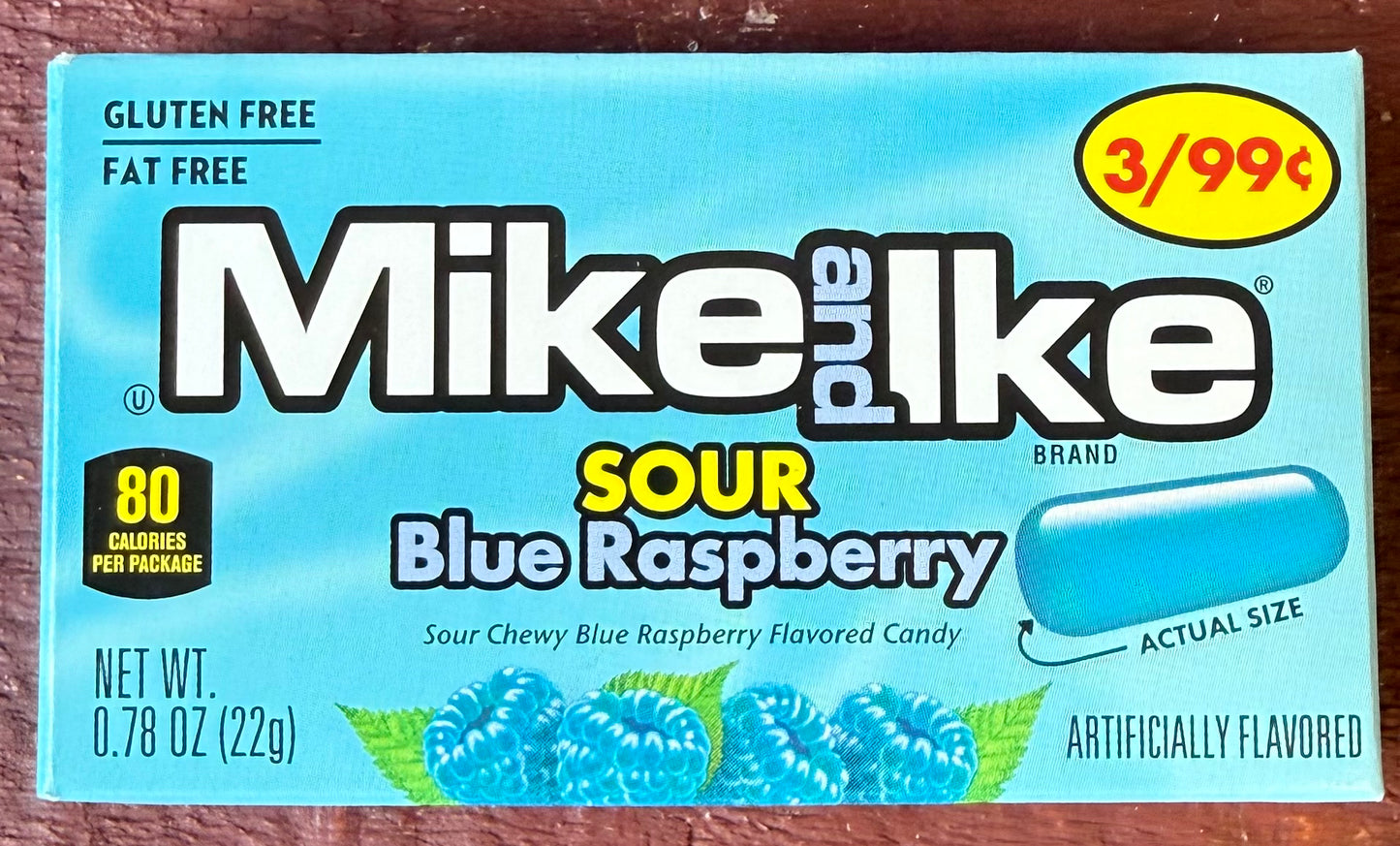 Mike and Ike- Sour Blue Raspberry