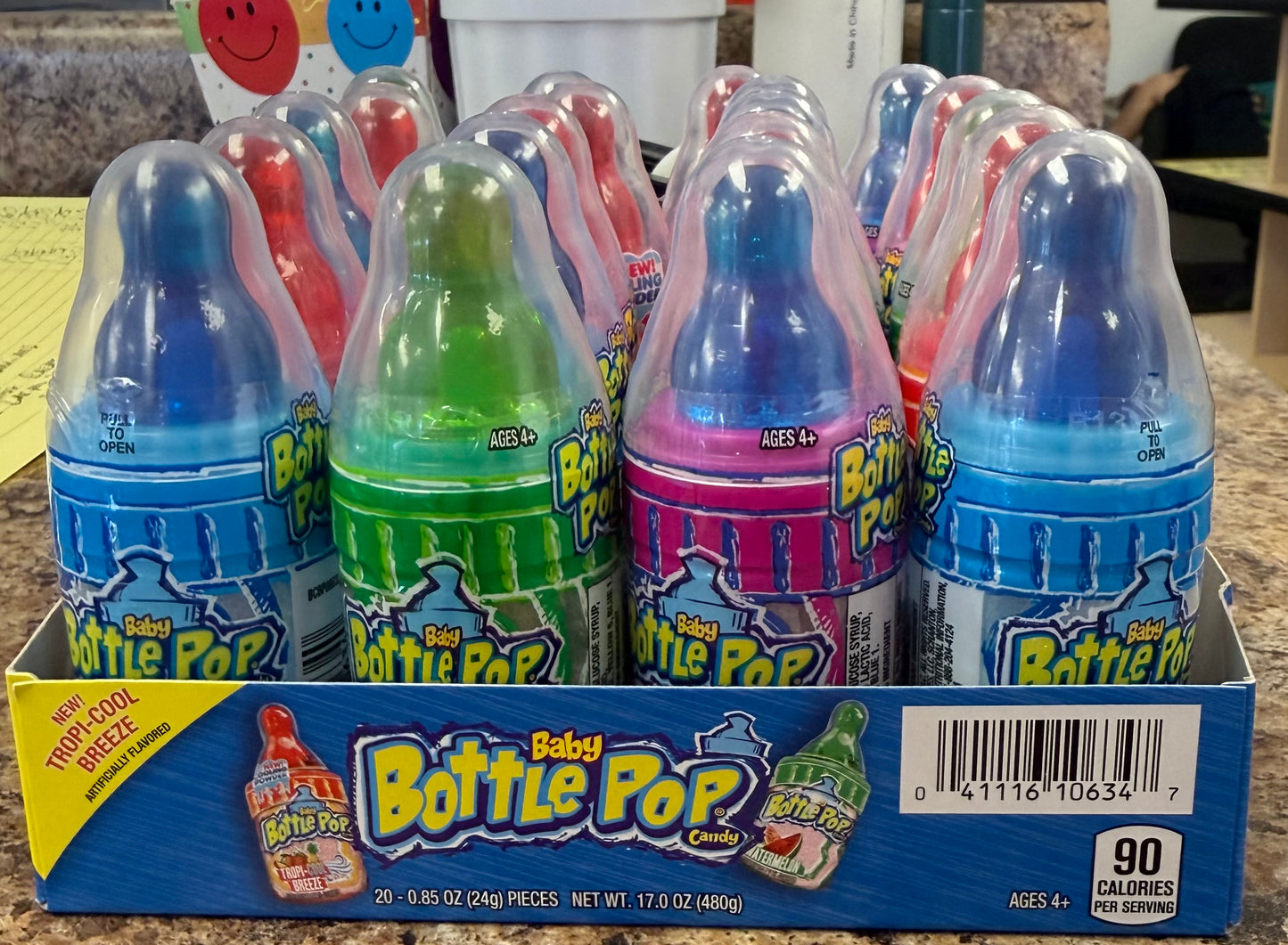 Baby bottle pop candy