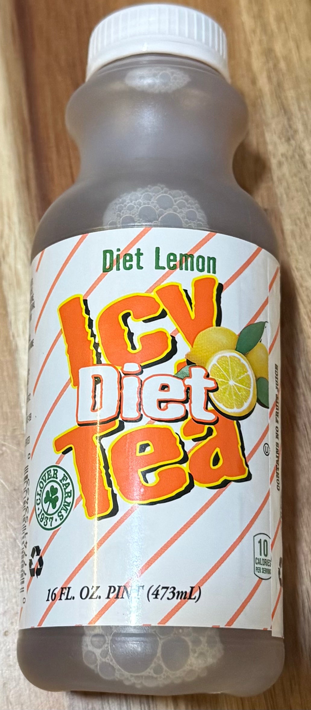 Diet icy tea lemon pint