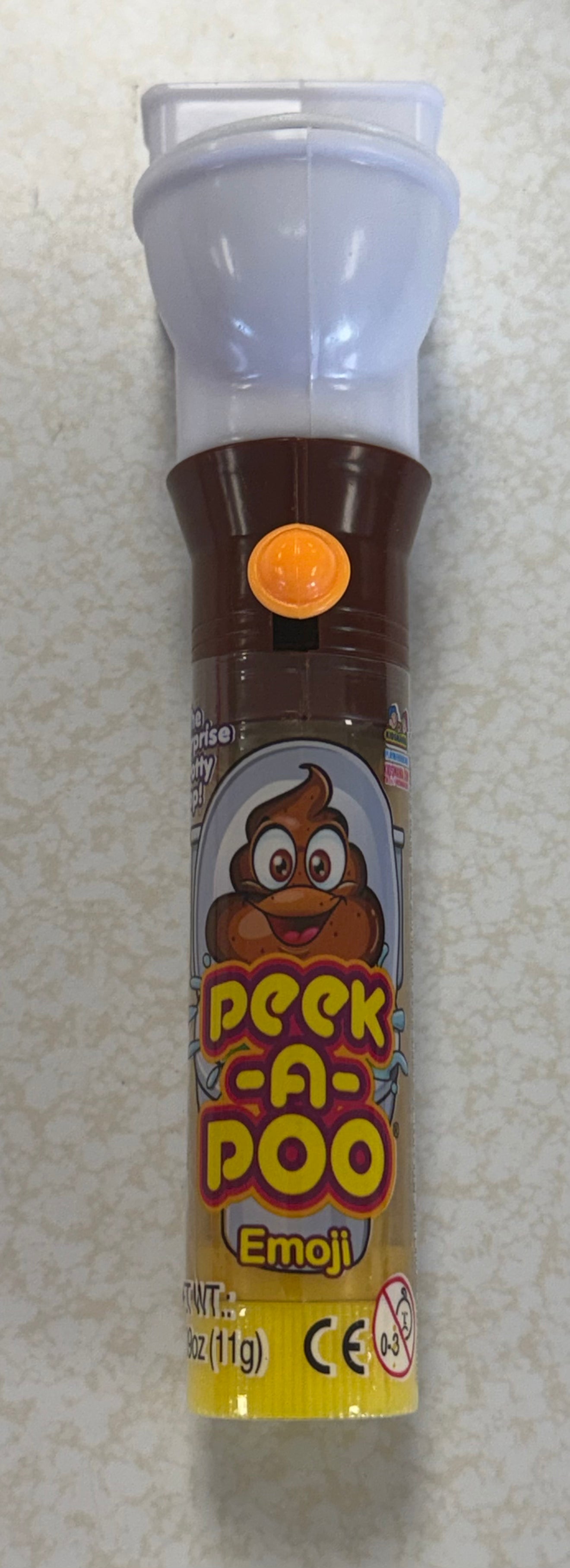 Peek-a-poo pop