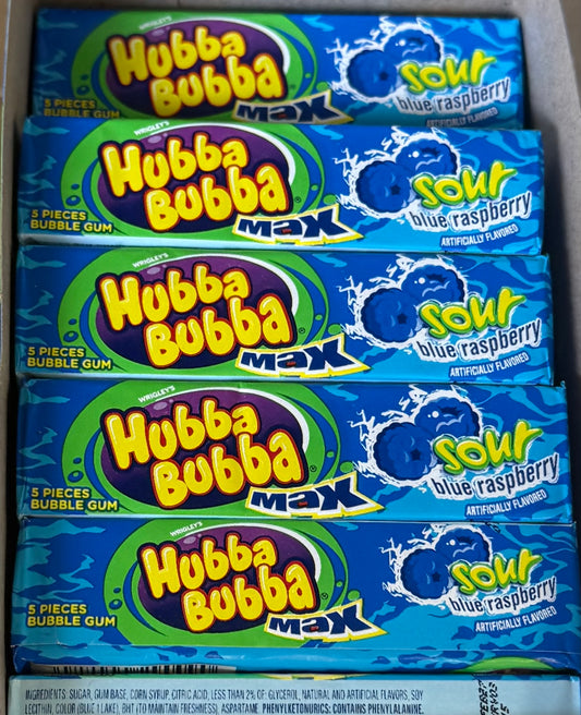 Hubba Bubba max sour blue raspberry