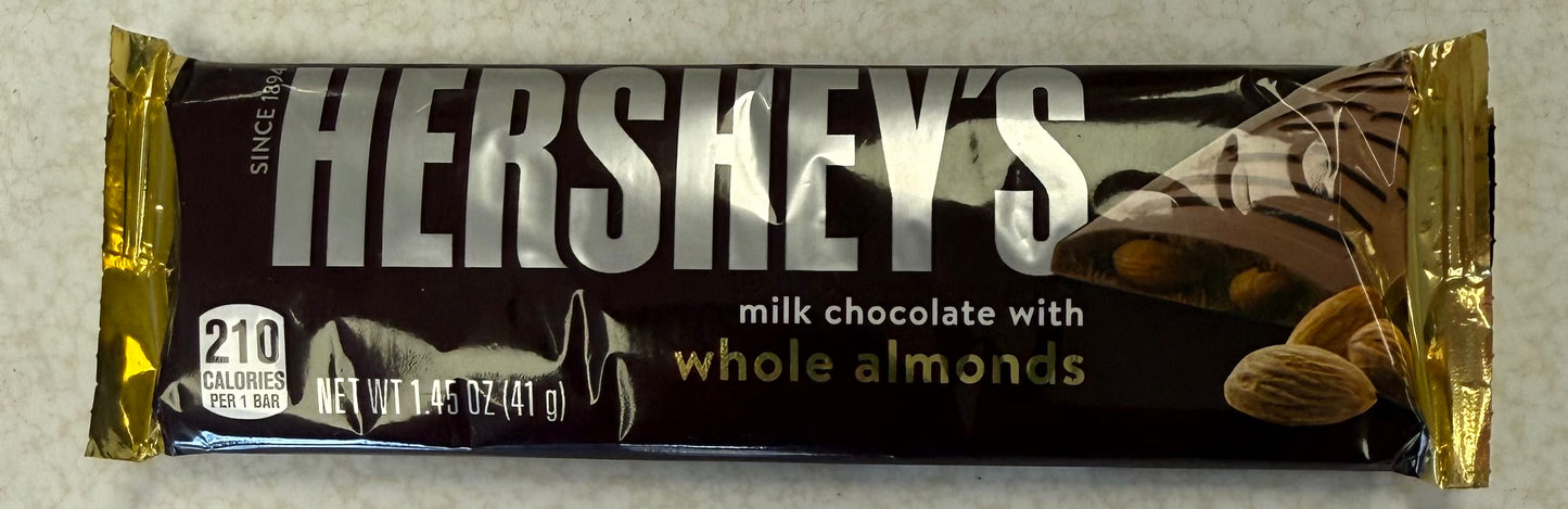 Hersheys chocolate w/almonds