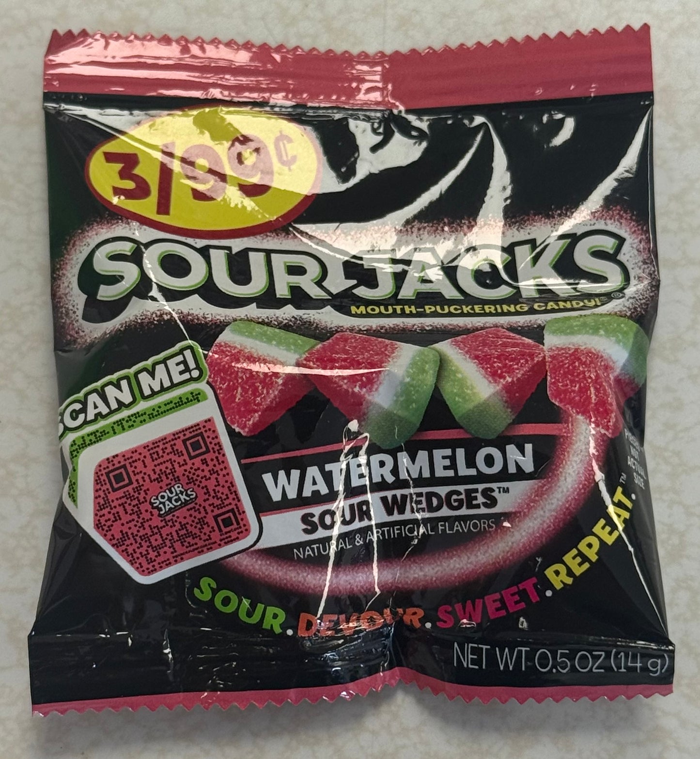 Sour Jacks watermelon sour wedges