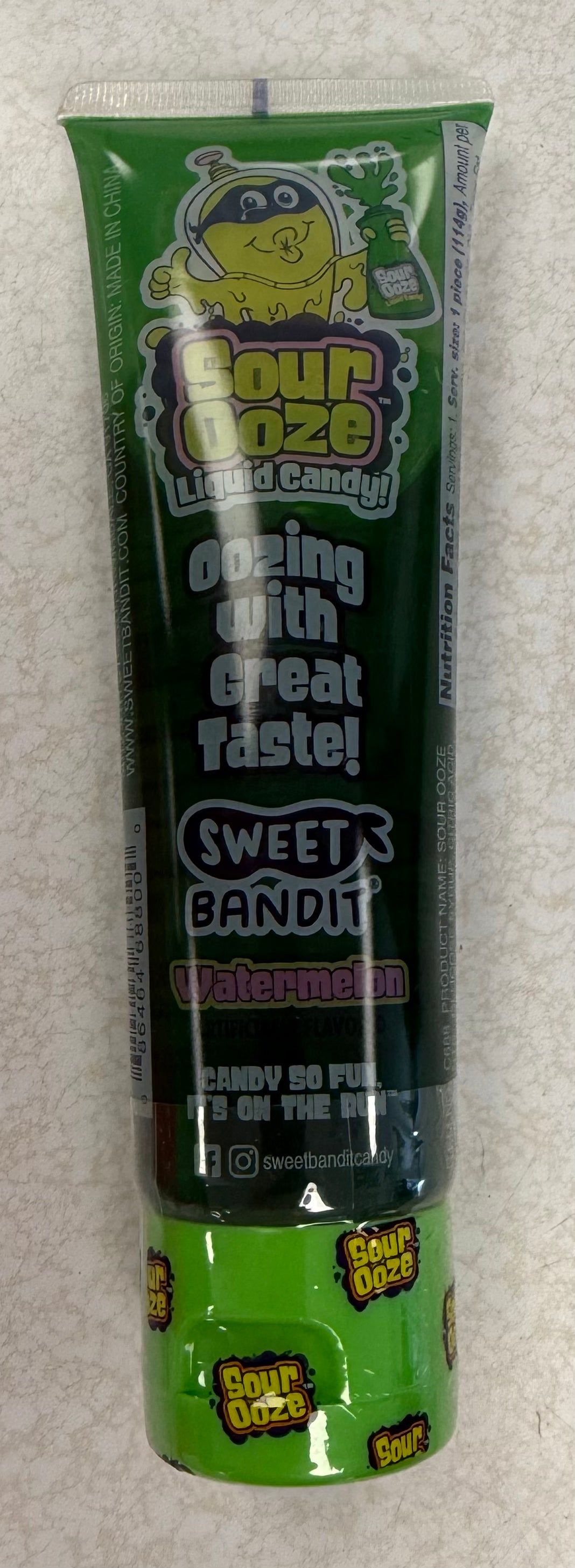 Watermelon sour ooze liquid candy