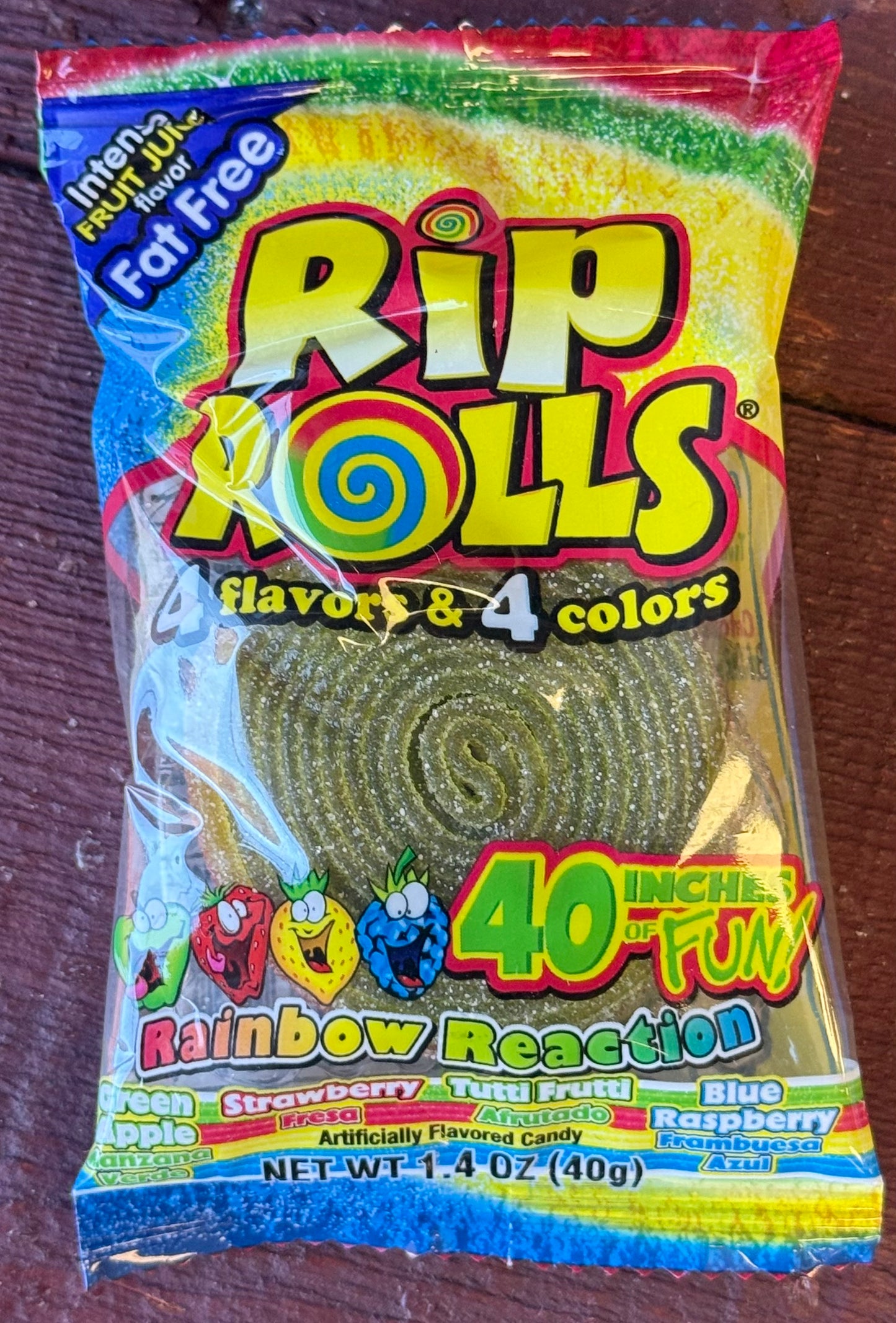 Rip rolls rainbow reaction