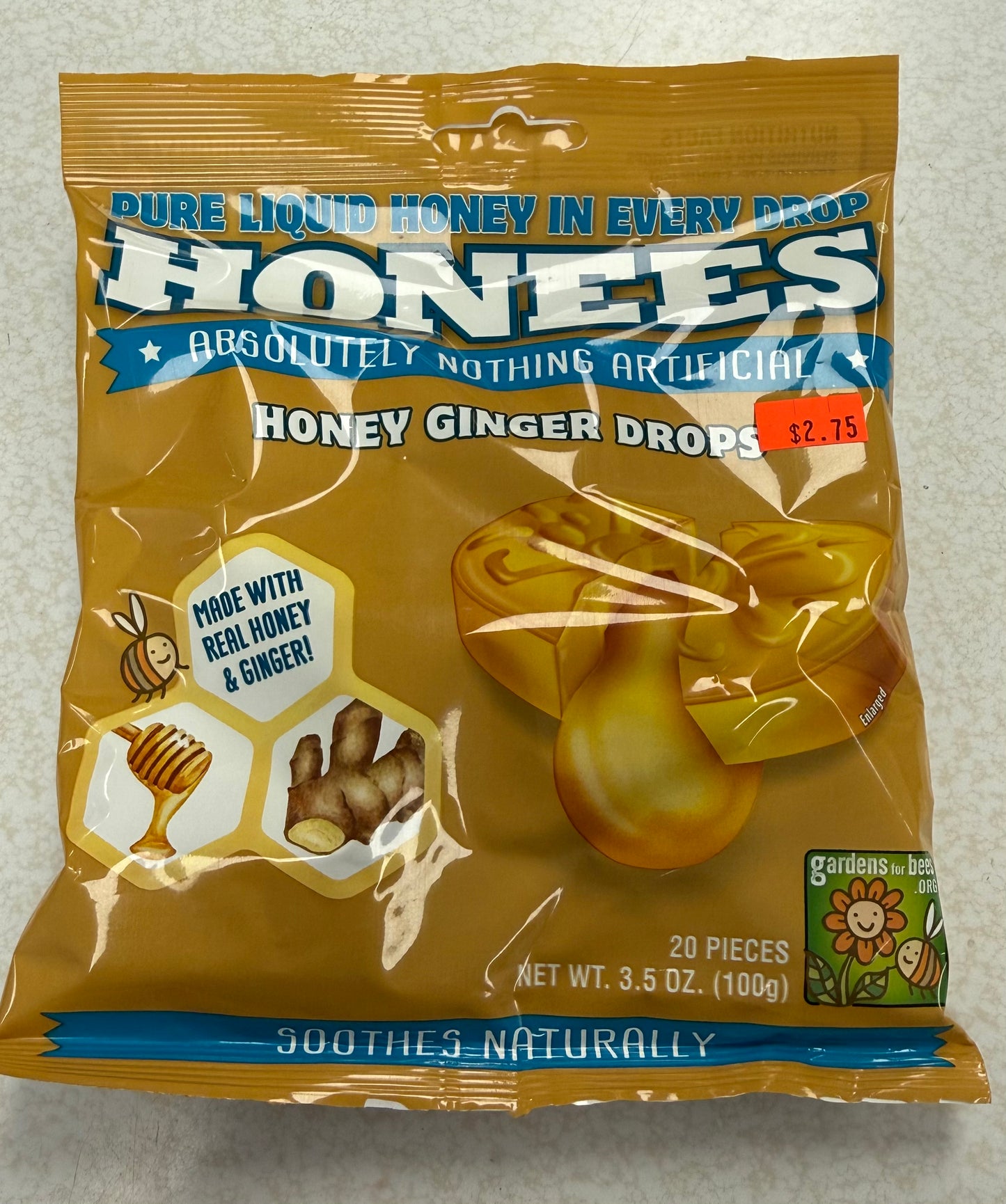 Honees honey ginger drops