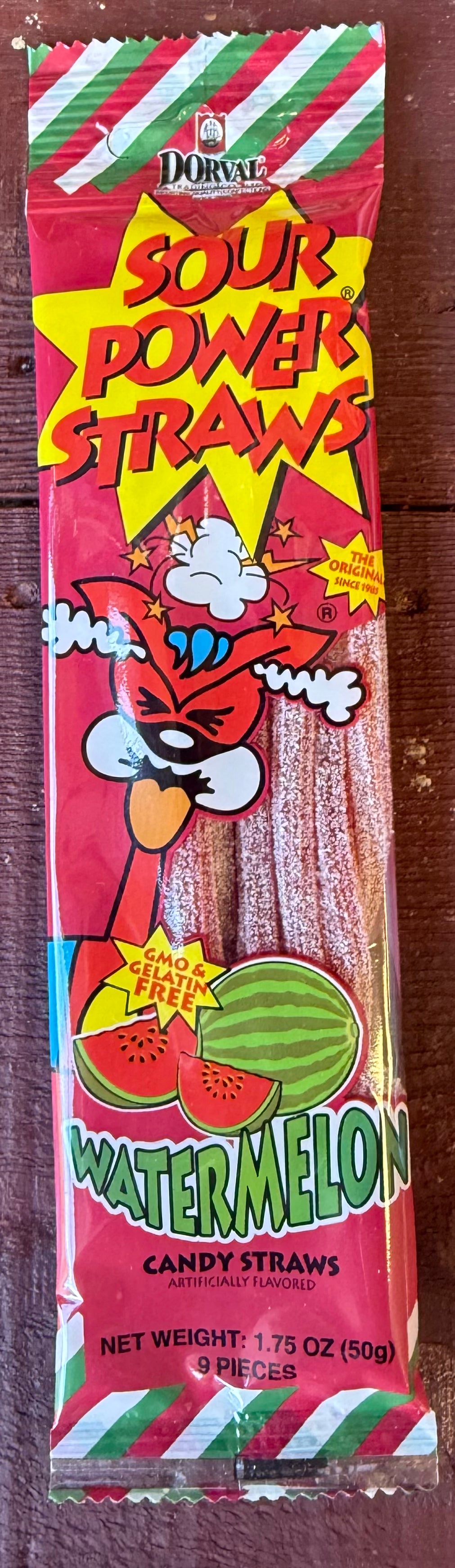 Sour power straws