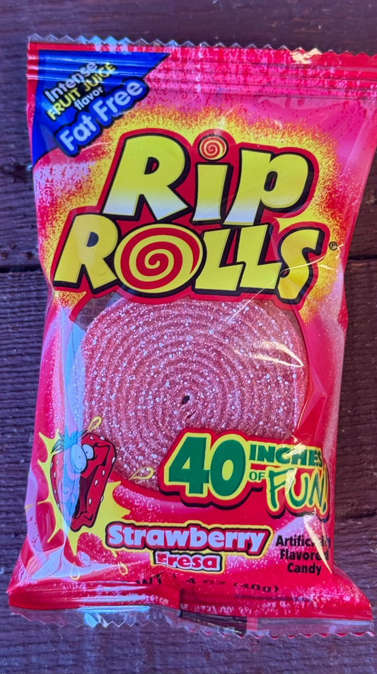 Rip rolls strawberry
