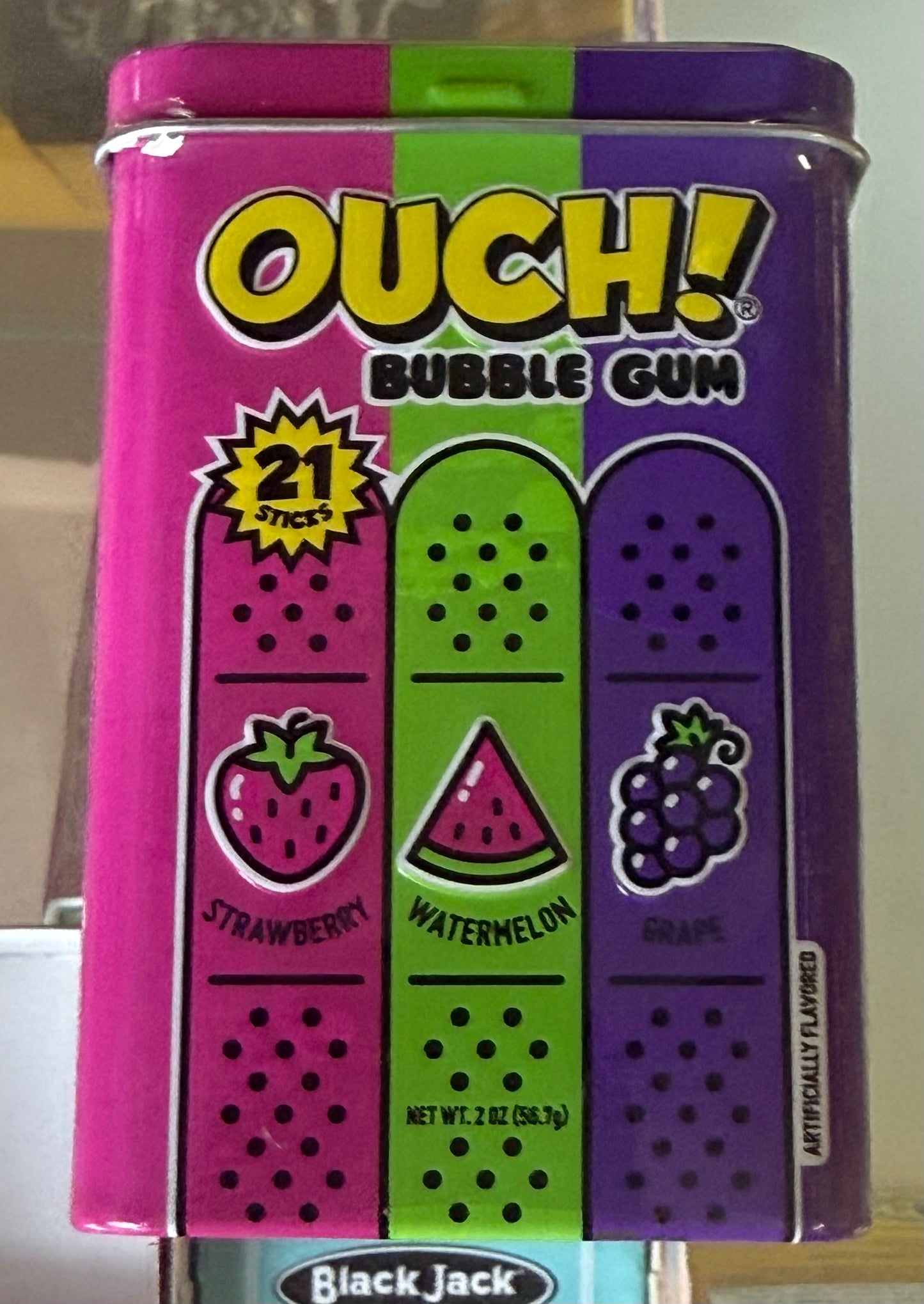 Ouch bubble gum