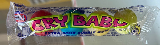Cry baby sour bubble gum