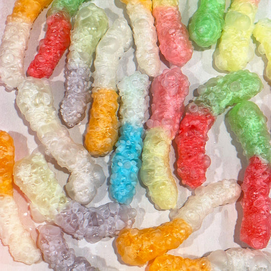 Freeze-dried Gummy Worms